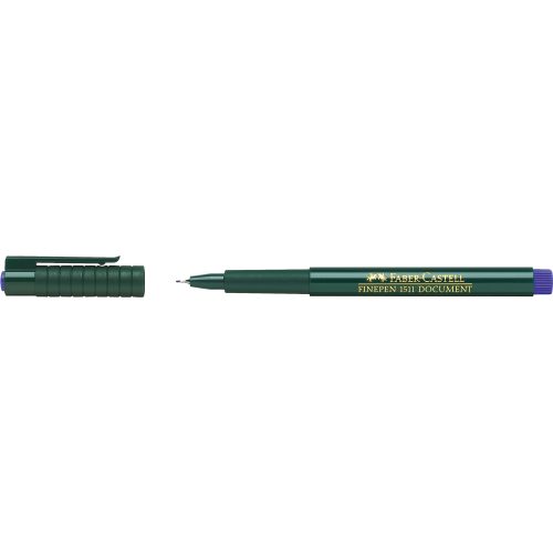 Faber-Castell, FABER-CASTELL Faserschr. FINEPEN 1511 0.4mm 151151 blau