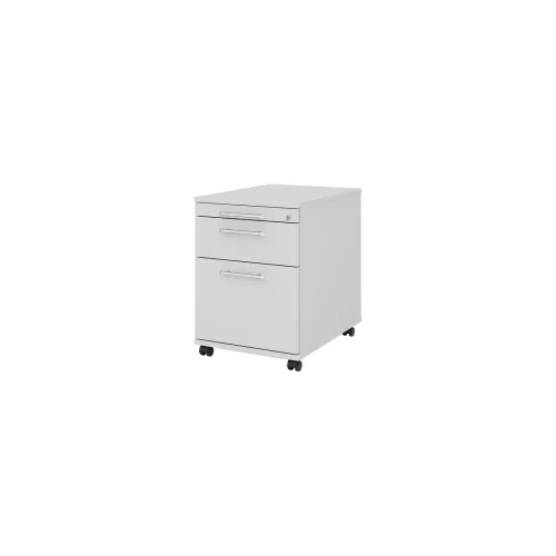 Hammerbacher Rollcontainer AC20/5 Lichtgrau 428 x 580 x 590 mm