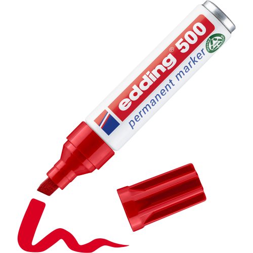 edding, EDDING Permanent Marker 500 2-7mm 500-2 rot