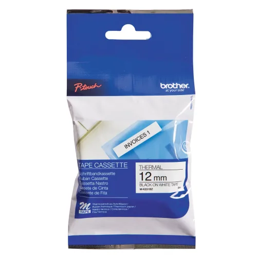 PTOUCH, PTOUCH Band,nicht lam. schwarz/weiss M-K231BZ zu PT-65/75/85/110 12mm/8m
