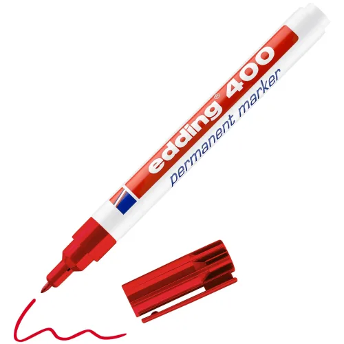 edding, EDDING Permanent Marker 400 -1mm 400-2 rot