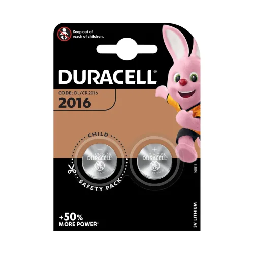 DURACELL, DURACELL Knopfbatterie Specialty CR2016 B2 CR2016, 3V 2 St&uuml;ck