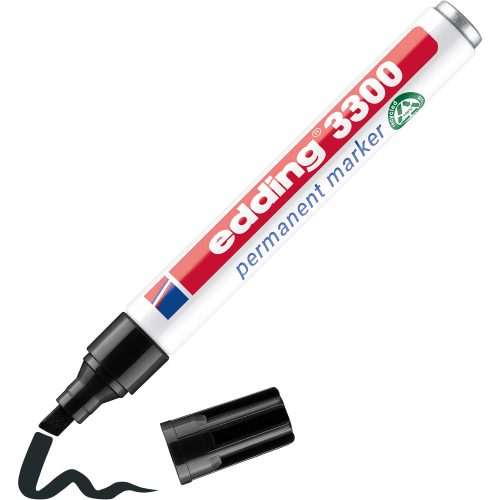 edding, EDDING Permanent Marker 3300 1-5mm 3300-1 schwarz