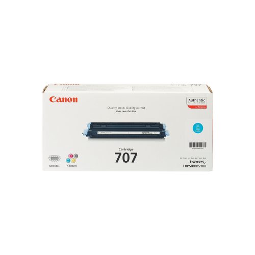 Canon, CANON Toner-Modul 707 cyan 9423A004 LBP 5000 2000 Seiten