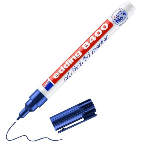 edding, EDDING CD-Marker 8400 0,5-1mm 8400-3 blau