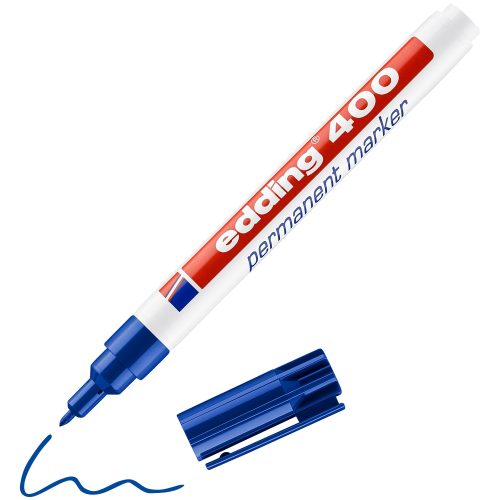 edding, EDDING Permanent Marker 400 -1mm 400-3 blau