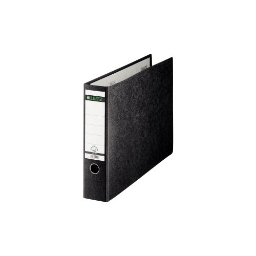 Leitz 180° Ordner A3 80 mm Schwarz 2 Ringe 1073 Hartpappe Wolkenmarmor Querformat