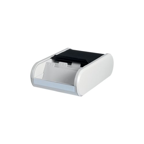 helit, HELIT Visitenkartenbox H6218098 schwarz/grau 67x136x240mm
