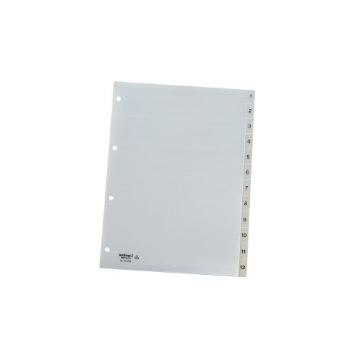 Kolma, KOLMA Register Vista A4 21.112.00 transparent, 1-12, 4-Loch