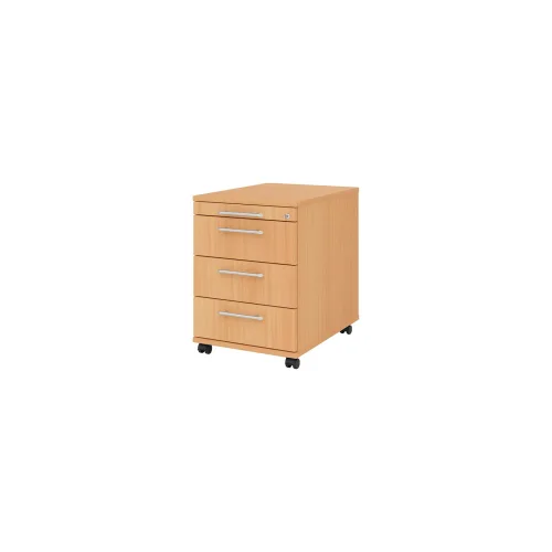 Hammerbacher Rollcontainer AC30/6 Buche 428 x 580 x 590 mm
