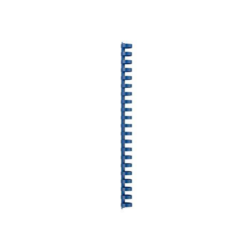 GBC Polyvinylchlorid Plastikbinderücken Blau 19.0 mm 165 Blatt DIN A4 100 Stück