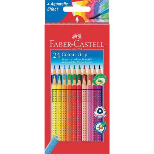 Faber-Castell, FABER-CASTELL Farbstifte Colour GRIP 112424 24 Farben