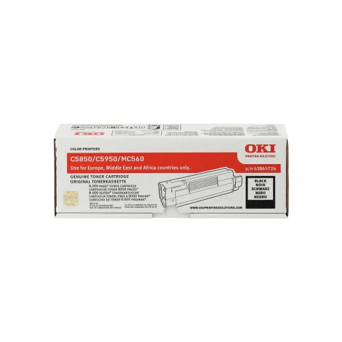OKI 43865724 Original Tonerkartusche Schwarz