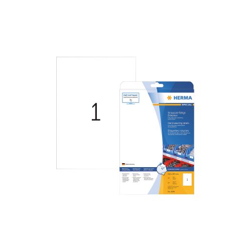 HERMA, HERMA Etiketten Special A4 4698 weiss 25 St&uuml;ck