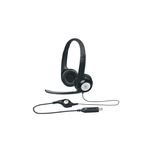 Logitech H390 - PC Headset (Kabelgebunden, Binaural, On-ear, Schwarz)