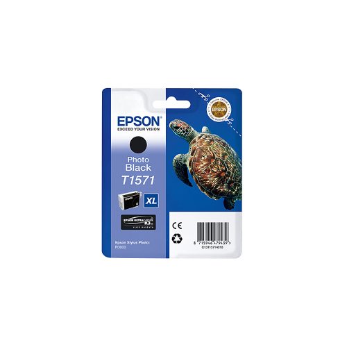 Epson T1571 Original Tintenpatrone C13T15714010 Foto Schwarz