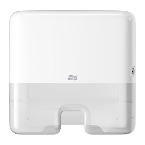 Tork Xpress Mini Handtuchspender H2 für Multifold Papierhandtücher, Einzeltuchentnahme, Weiß, 552100