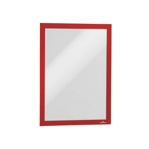 DURABLE DURAFRAME DIN A4 Magnetischer Inforahmen Rot 4882-03 10 Stück