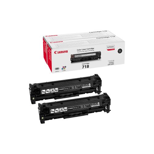 Canon, CANON Toner-Modul 718TW schwarz 2662B005 LBP 7200 2 St&uuml;ck