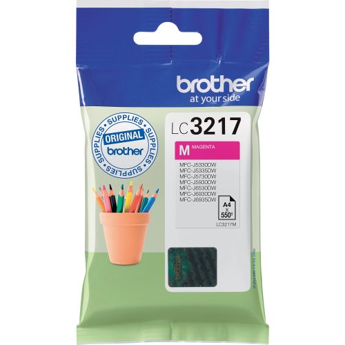 Brother, BROTHER Tintenpatrone magenta LC-3217M MFC-J6530DW 550 Seiten