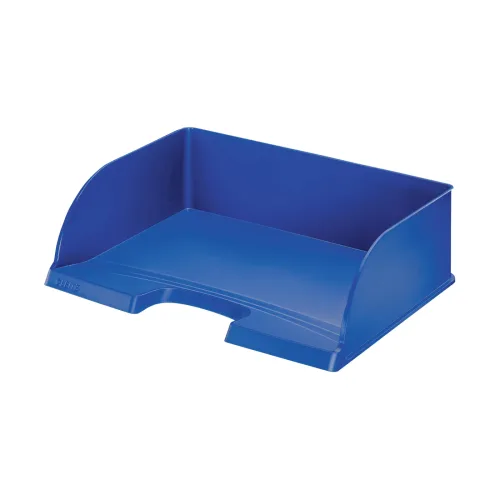 Leitz, LEITZ Briefkorb Jumbo Plus quer 52190035 blau