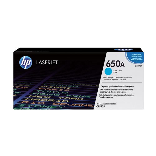 HP, HP Toner-Modul 650A cyan CE271A Color LJ CP5520 15'000 Seiten