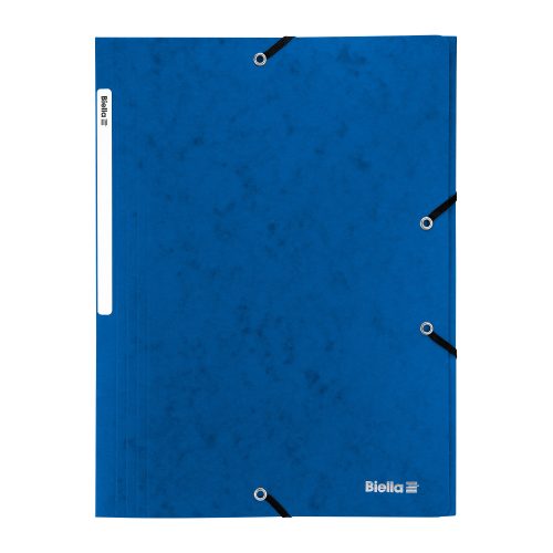 Biella, BIELLA Gummibandmappe A4 178401.05 blau, 355gm2 200 Bl.
