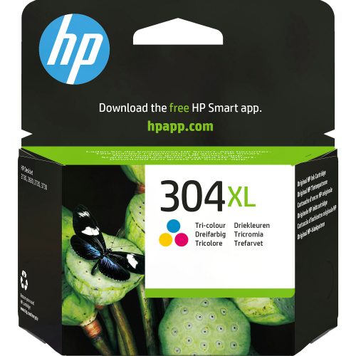 HP, HP Tintenpatrone 304XL color N9K07AE DeskJet 3720/30 300 Seiten