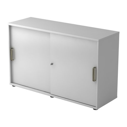 Hammerbacher Schiebetürenschrank 2FH SG Grau 1.200 x 400 x 748 mm