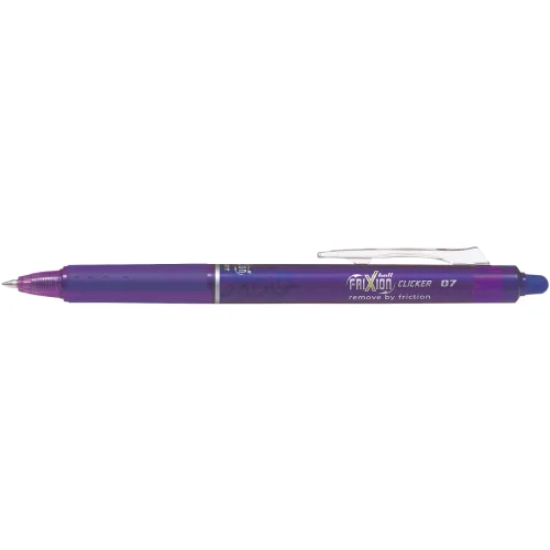 Pilot, PILOT Frixion Clicker 0.7mm BLRTFR7V violett,nachf&uuml;llbar,radierbar