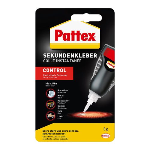 Pattex Sekundenkleber Permanent Matic Flüssig Transparent 3 g PST2C