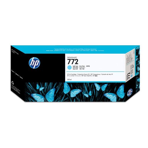 Hp, HP 772 Cyan hell DesignJet Druckerpatrone, 300 ml