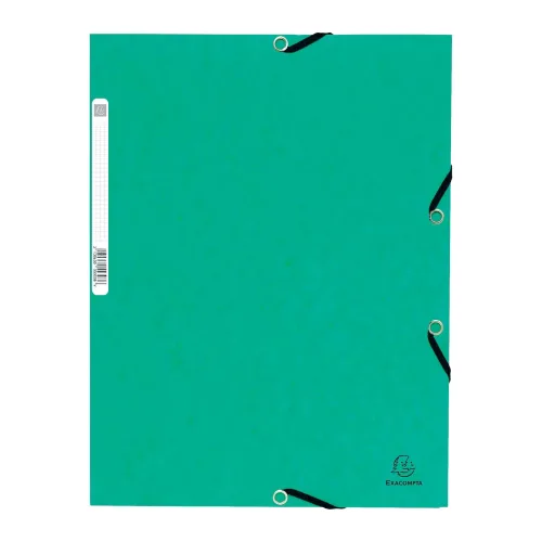 Exacompta, EXACOMPTA Gummibandmappe A4+ 55303E gr&uuml;n manila