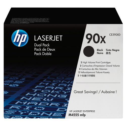 HP 90X Original Tonerkartusche CE390XD Schwarz Duopack 2 Stück