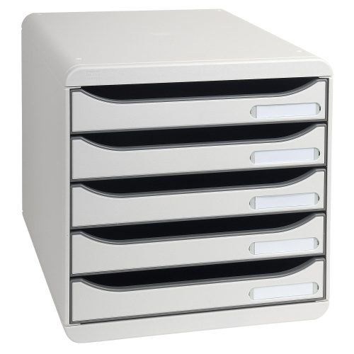 Exacompta, EXACOMPTA Schubladenbox grau 309740D 5 F&auml;cher