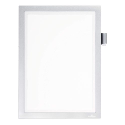 DURABLE, DURABLE Duraframe Note A4 499323 selbstklebend, silber