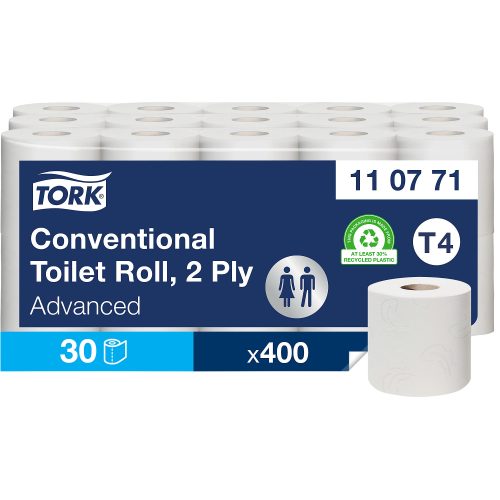 Tork Advanced Recycled Toilettenpapier T4 2-lagig 110771 30 Rollen à 400 Blatt