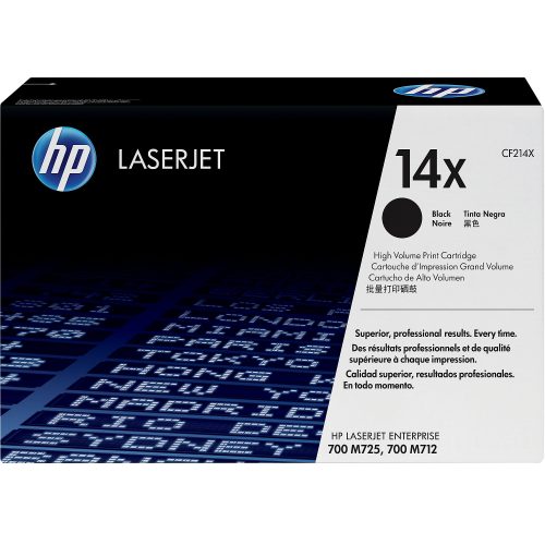 HEWLETT PACKARD - HP Toner-Modul 14X schwarz CF214X LJ Enterpr.700 M712 17'500 S., One Size