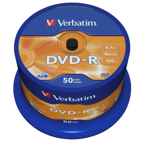 Verbatim DVD-R 43548 Spindle 16x 4.7 GB 50 Stück