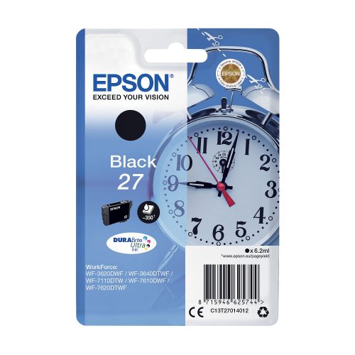 Epson, EPSON Tintenpatrone schwarz T270140 WF 3620/7620 350 Seiten