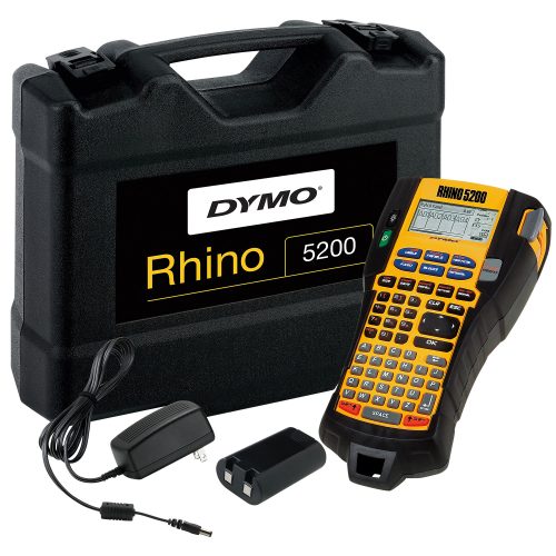 DYMO RHINO 5200 Kit Beschriftungsgerät Geeignet für Schriftband: IND 6 mm, 9 mm, 12 mm, 19 mm