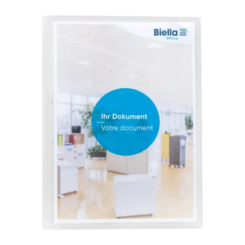 Biella, BIELLA Schnellhefter Pro-File #2 A4 164402.03 transp.,PP,Sichttasche 80 Bl.