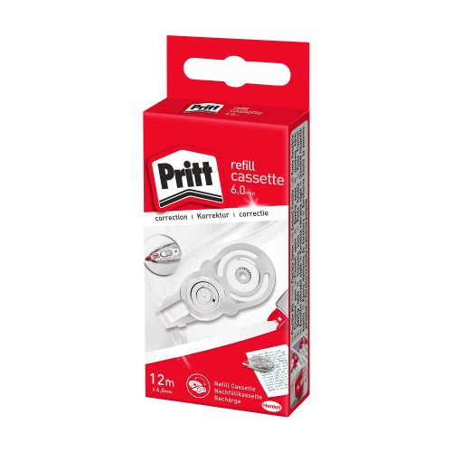 Pritt Nachfüllkassette Korrekturroller refill cassette 6 mm Weiß 12 m 1 St.
