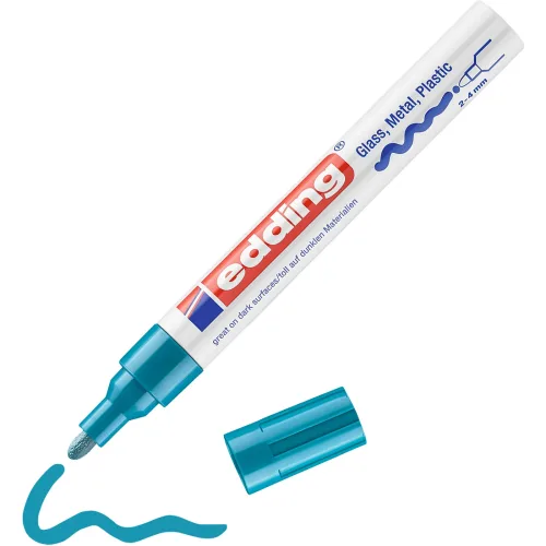 edding Lackmarker 750 Rundspitze 4 mm Hellblau