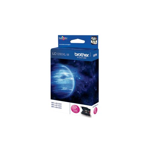 Brother -  Tintenpatrone HY magenta LC-1280M MFC-J6510DW 1200 Seiten, 1100 Seiten