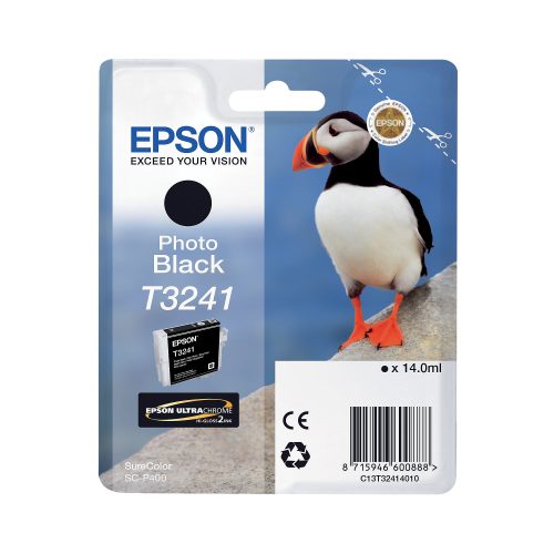 Epson, EPSON Tintenpatrone photo schwarz T324140 SureColor SC-P400 14ml