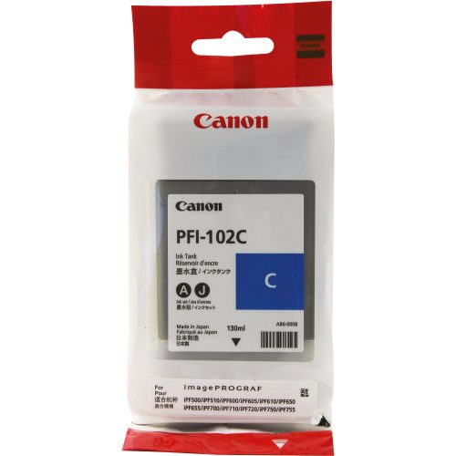 Canon, CANON Tintenpatrone cyan PFI-102C iPF 700 130ml