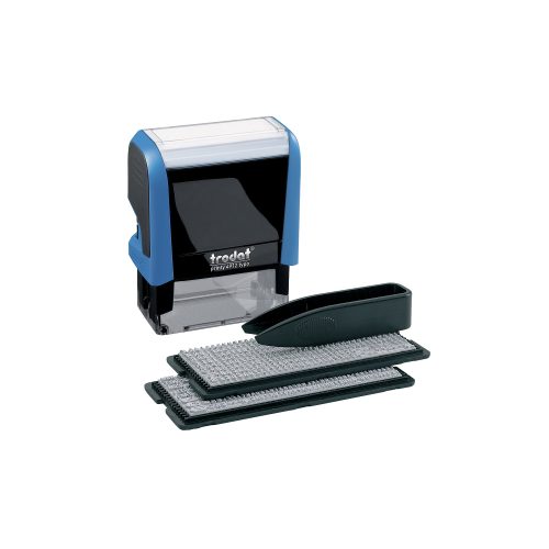 Trodat, TRODAT Stempel Typomatic 4912TYPO blau/schwarz 3mm