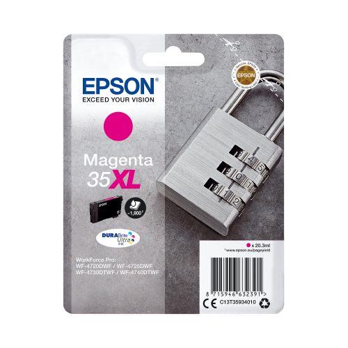 Epson -  Tintenpatrone XL magenta T359340 WF-4720/4725DWF 1900 Seiten, One Size