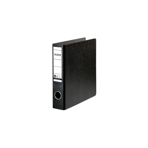 Falken Ordner 11285889 A5 50 mm Schwarz 2 Ringe